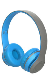 אוזניות קשת אלחוטיות מתקפלות מדגם Cycle Arch BT אפור תכלת