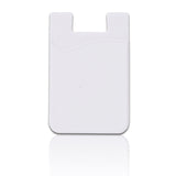 כיס סיליקון לגב הטלפון  לבן