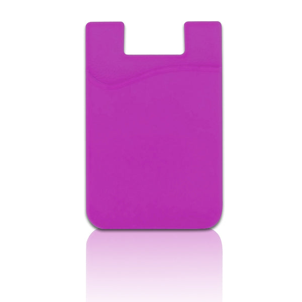 כיס סיליקון לגב הטלפון  סגול