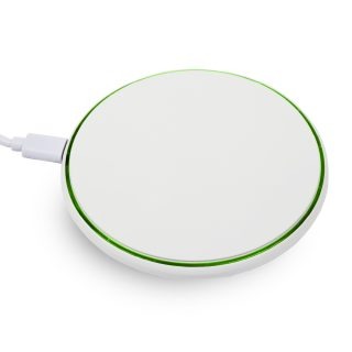 מטען אלחוטי מהיר 15W - כרית לבן