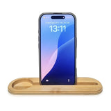 קלמר אקולוגי בשילוב במבוק ולבד ממוחזר הדמייה למעמד טלפון