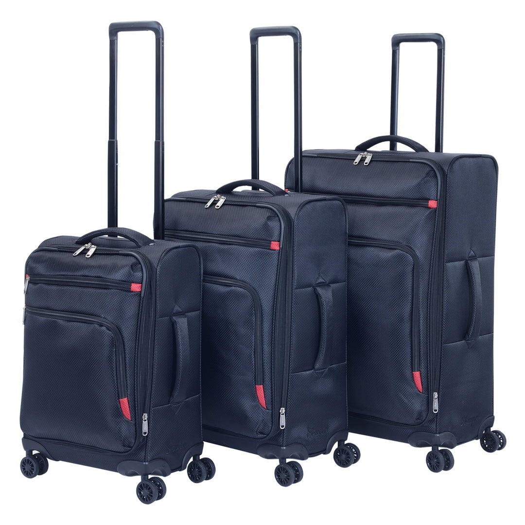 סט מזוודות בד 20"/24"/28" קופנהגן