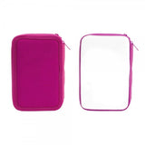 קלמר 2 תאים ורוד