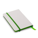 מחברת A5 לבן משולב ירוק