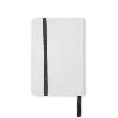 מחברת A5 לבנה מעוצבת עם סימניה ירוק 