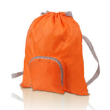 תיק גב מניילון מתקפל לארנק כתום