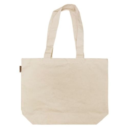 תיק קנבס רחב 350 גרם עם נפח תחתון טבעי