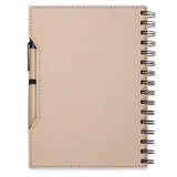 מחברת ספירלה עם עט תואם