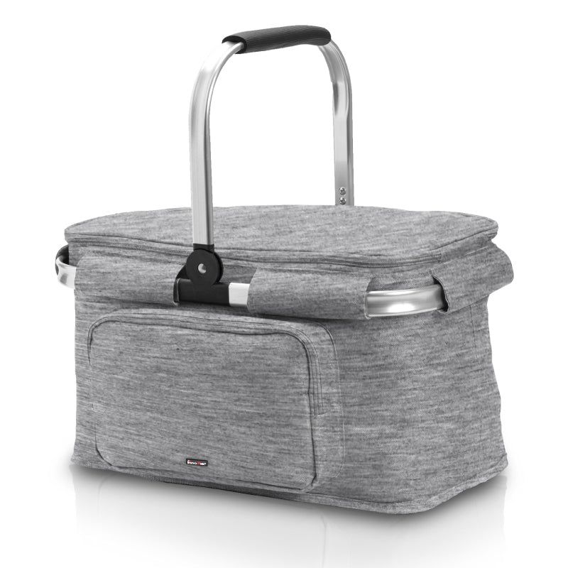 צידנית משפחתית עם ידית אלומיניום 32 ליטר - קארי פלוס