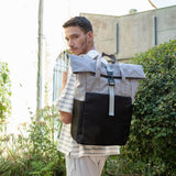 תיק גב איכותי ומרופד למחשב נייד 15.6 אינץ הדמייה גבר 