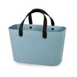 סל קניות איכותי עם ידיות נשיאה עבות תכלת