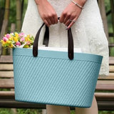 סל קניות איכותי עם ידיות נשיאה עבות הדמייה