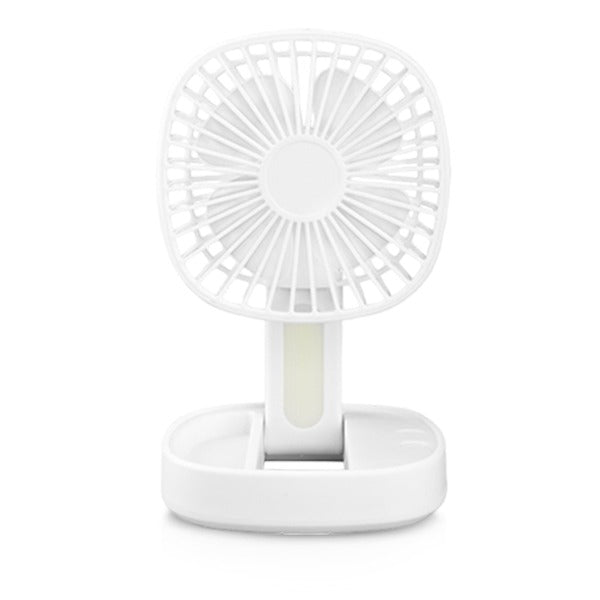 מאוורר שולחני בשילוב מנורה