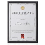 מסגרת לתעודה A4 בעיצוב יוקרתי - כסף