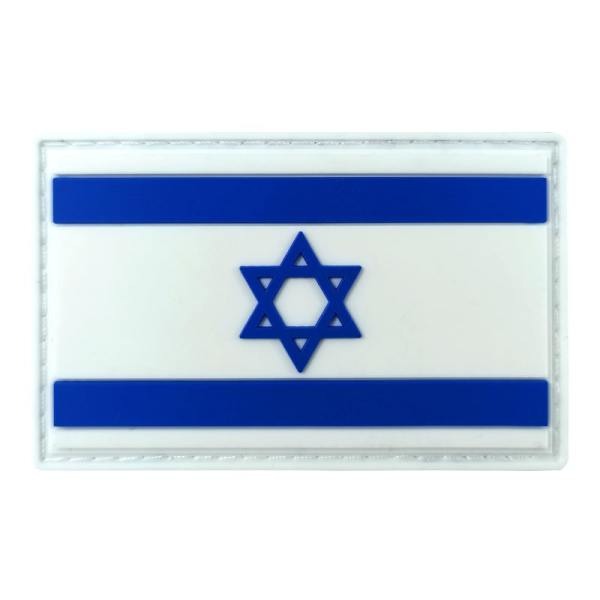 פאץ' סיליקון דגל ישראל לבן