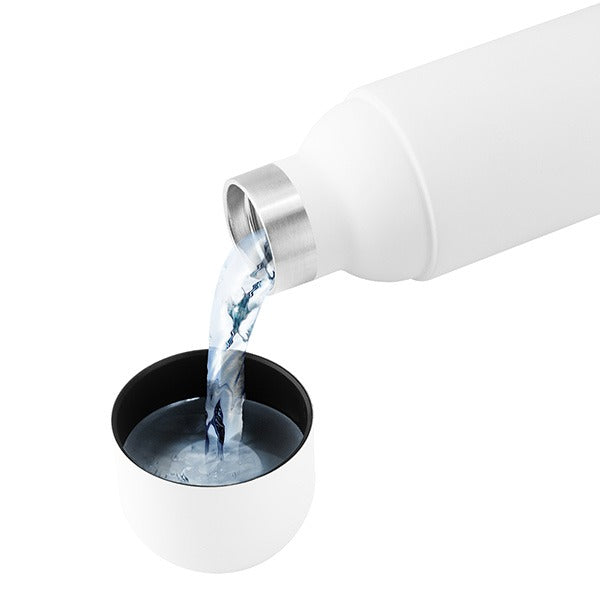 ORB בקבוק תרמי "קפסולה" נירוסטה חם/קר 420 מ"ל עם מכסה שמשמש ככוס מבית ASOBU