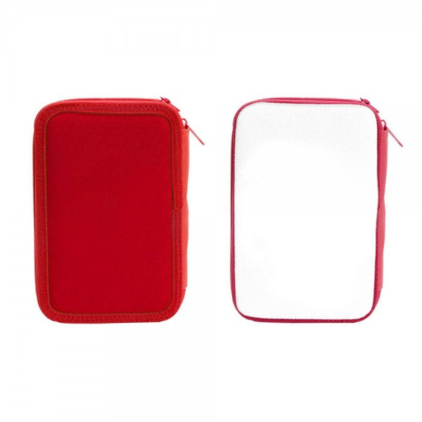 קלמר 2 תאים בעיצוב אישי - אדום