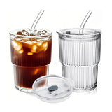 כוס זכוכית בעיצוב רטרו 400 מ”ל – קאפלה