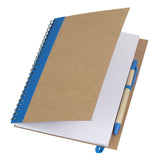 מחברת ספירלה עם עט כחול