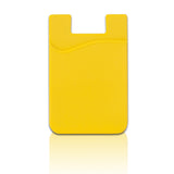כיס סיליקון לגב הטלפון  צהוב