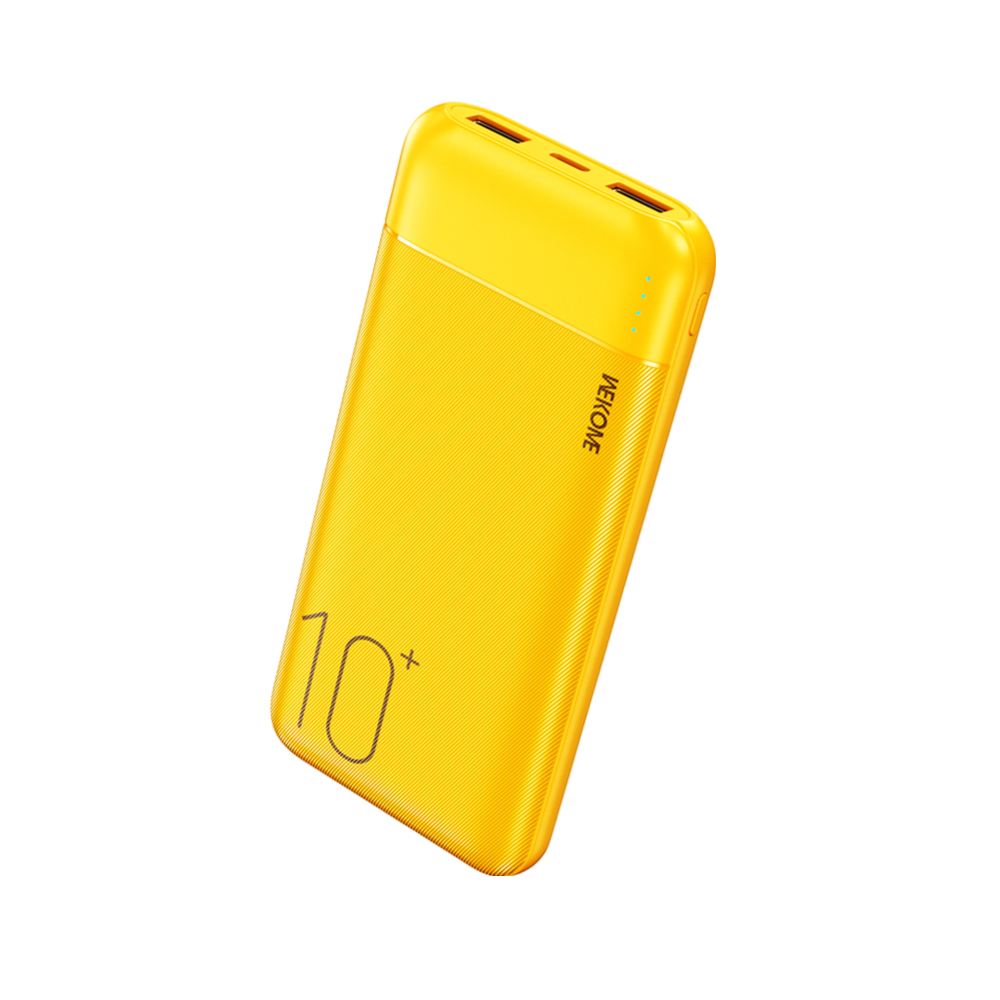 מטען נייד 10,000 mAh תצוגת LED - וולטאג' צהוב