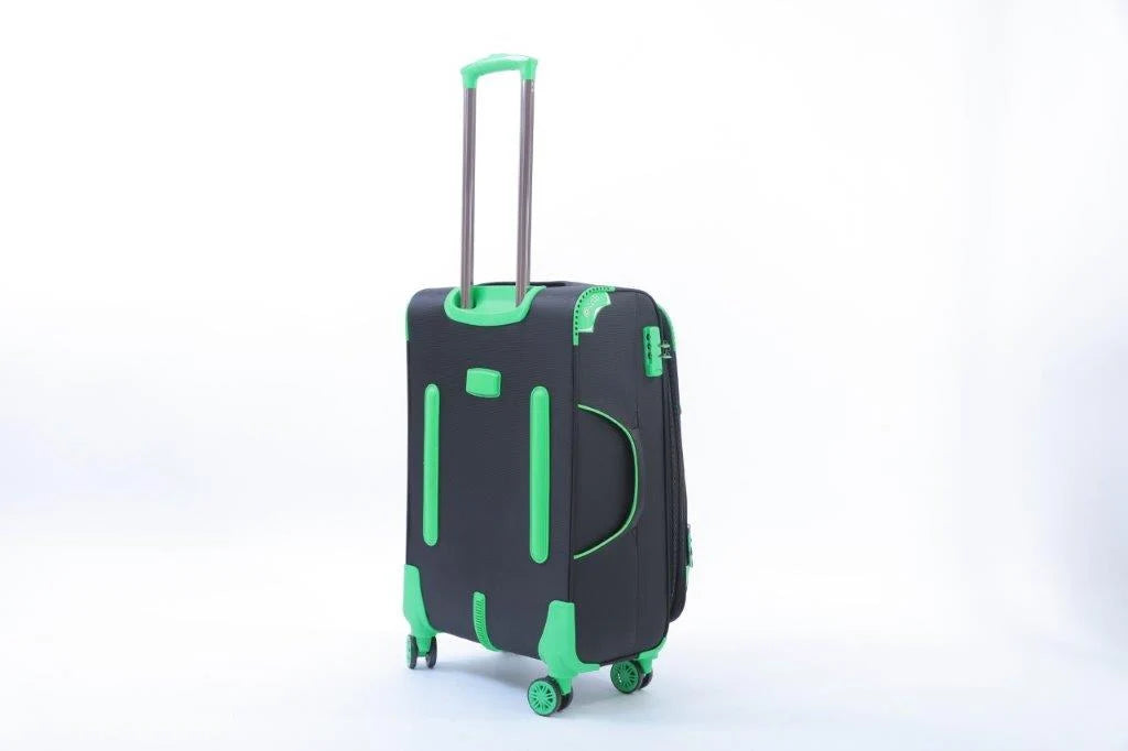 סט 3 מזוודות בד רכות ויוקרתיות