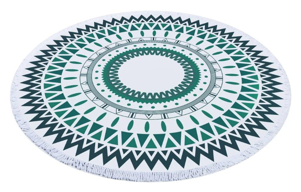 מגבת חוף ירוק