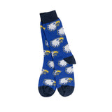 גרביים סרוגות ממותגות בעיצוב אישי - crew socks