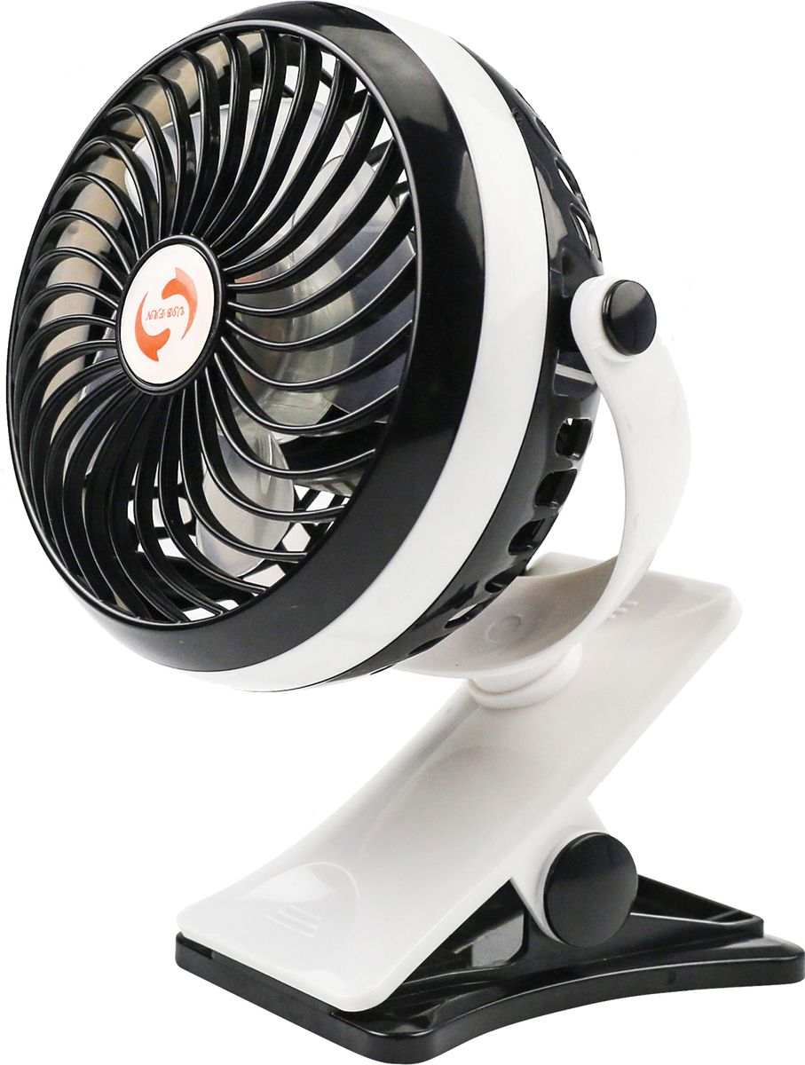 מאוורר נייד עם קליפס חיבור USB