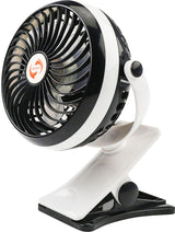 מאוורר נייד עם קליפס חיבור USB