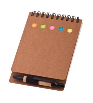 מחברת ספירלה אקולוגית A6 כריכה קשה עם עט סגור