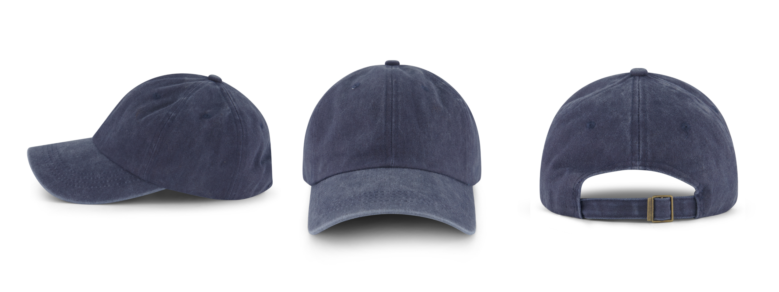 כובע סטון ווש טבעי כחול