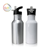 בקבוק אלומיניום 500 מ"ל עם פיה נשלפת