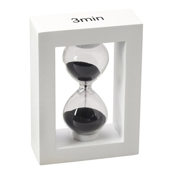 שעון חול מסגרת עץ בעיצוב מודרני