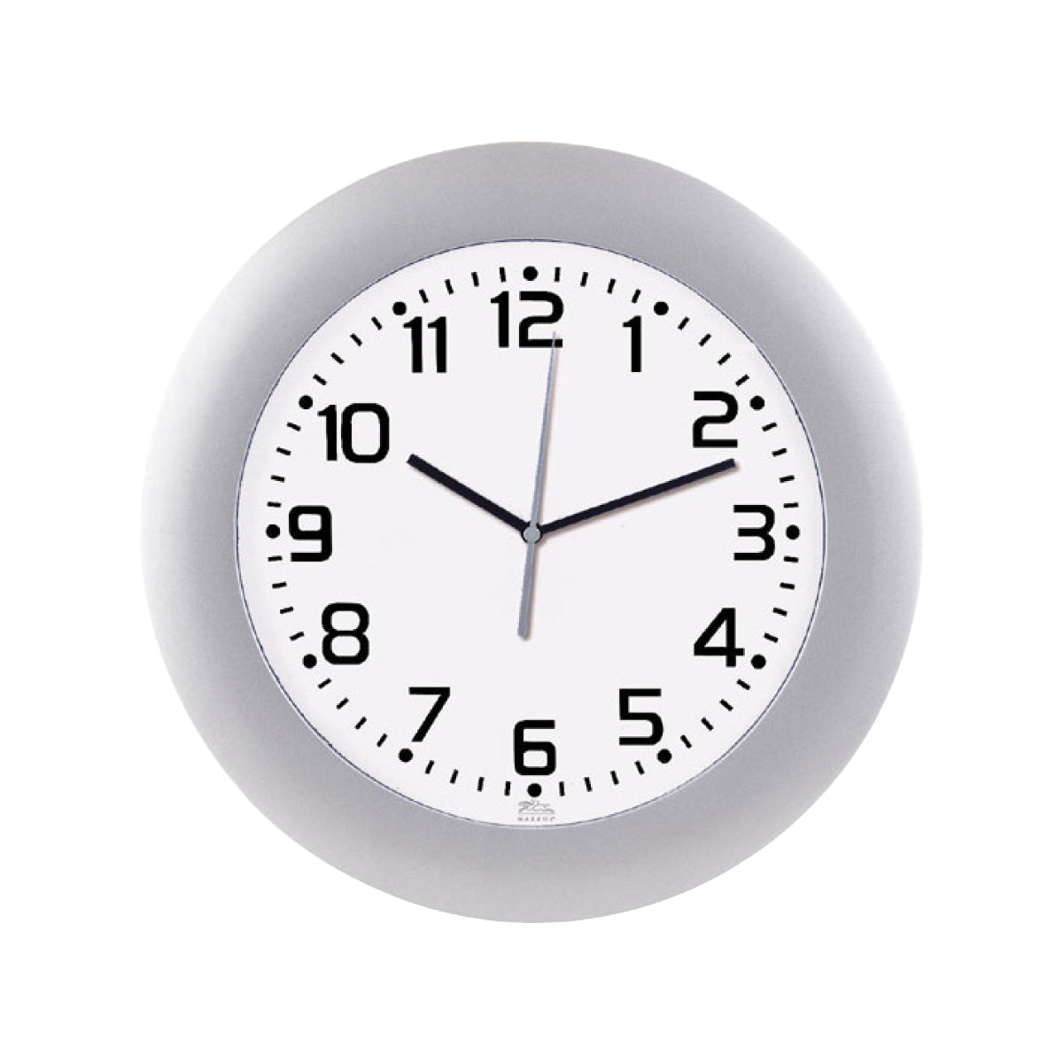 שעון קיר עגול לבן