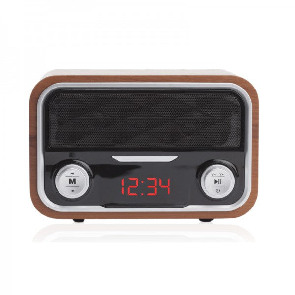 רדיו שולחני עם משטח טעינה