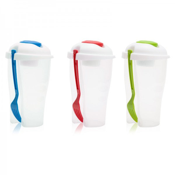 כוס סלט עם מזלג