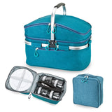 צידנית עם כלי אוכל 