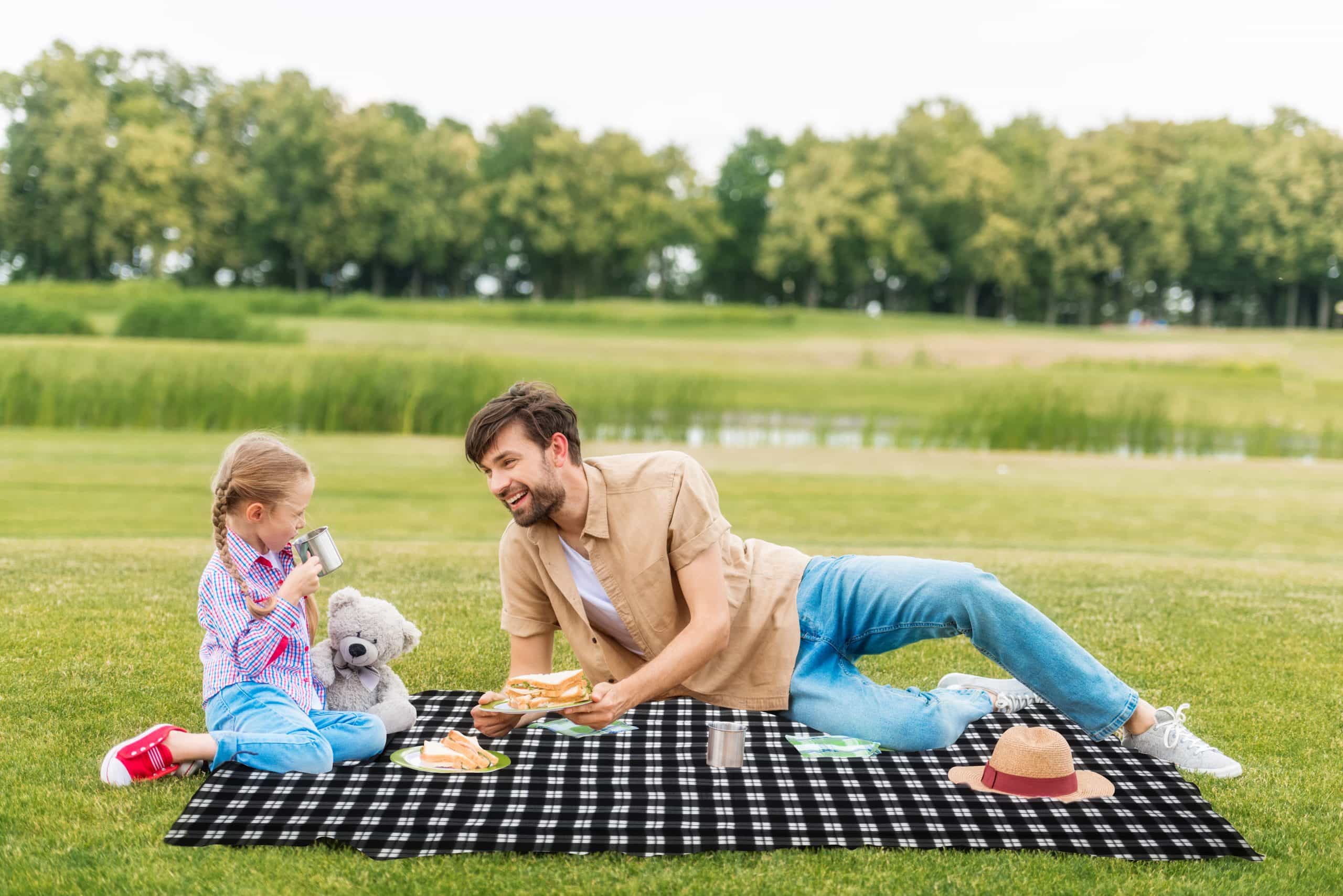 שמיכת פיקניק משפחתית
