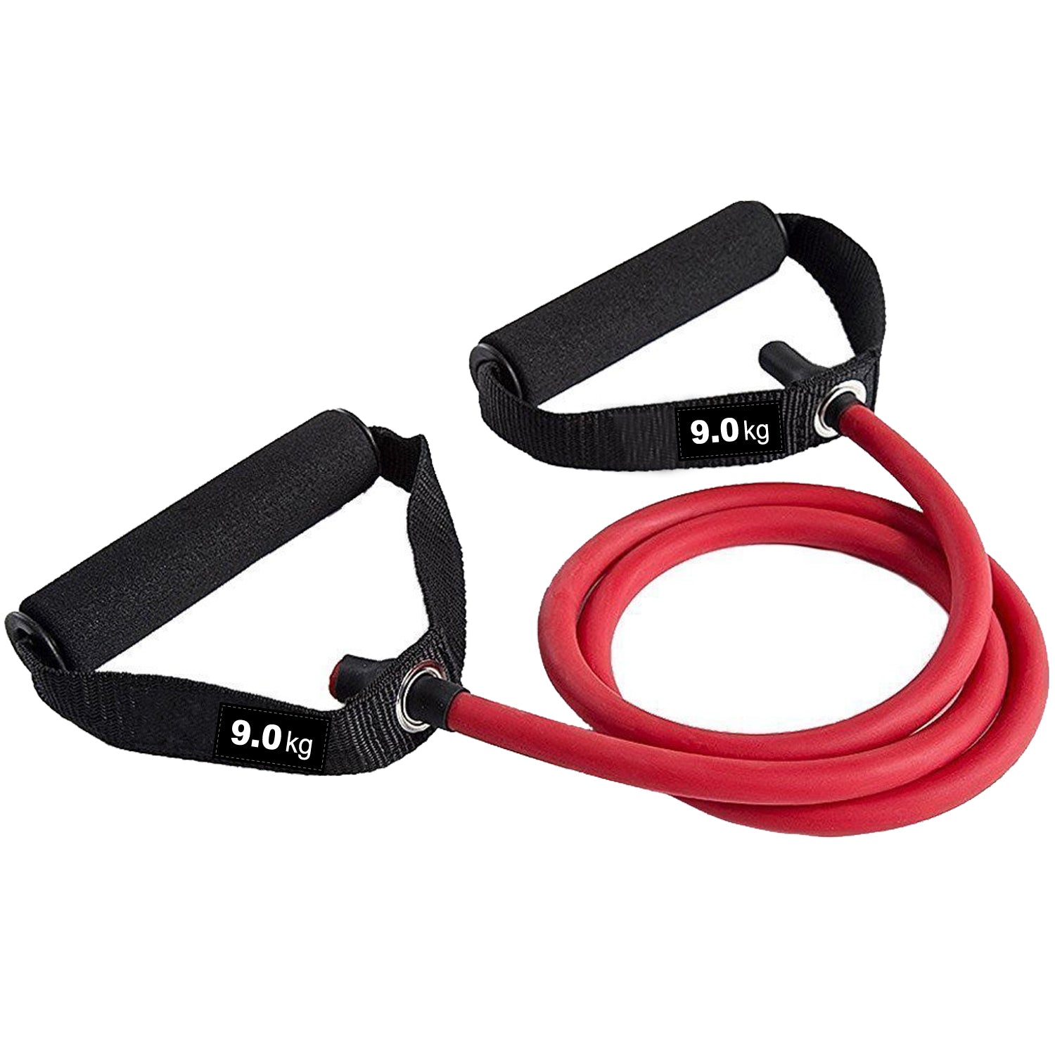 גומיית כושר עם ידיות מרופדות