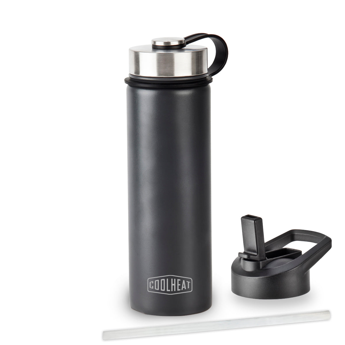 בקבוק תרמי מנירוסטה 600 מ"ל שתי פיות - Cool Heat