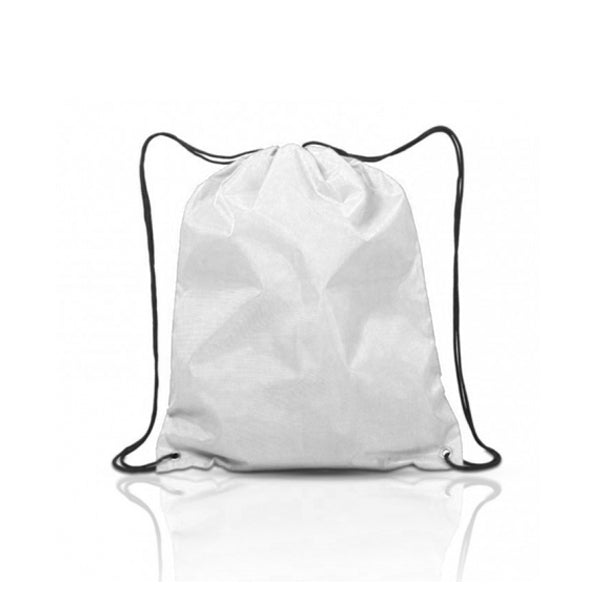 תיק שרוך מבד נילון לבן