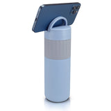 בקבוק נירוסטה עם מעמד לטלפון