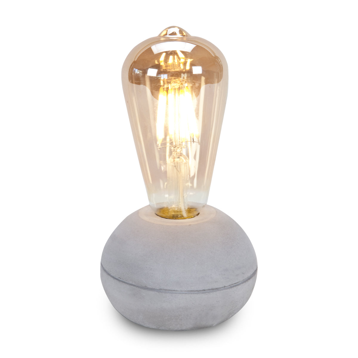 מנורה מעוצבת עם נורת להט דמוי פחם - לונה