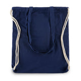 תיק שרוך כותנה עם ידיות - תיק שרוך משולב תיק צד