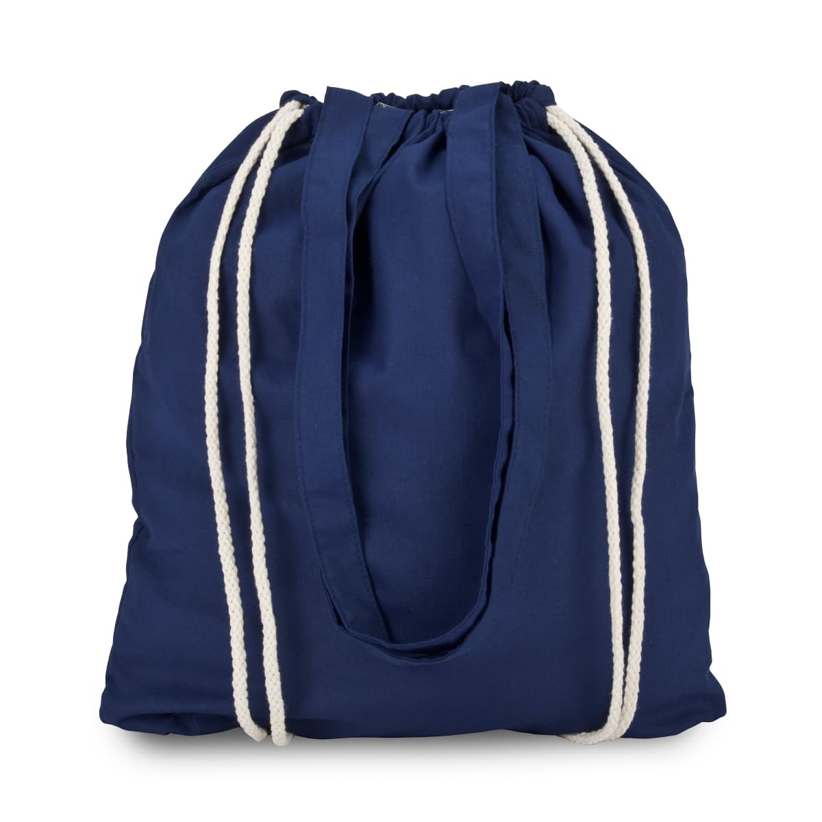 תיק שרוך כותנה עם ידיות - תיק שרוך משולב תיק צד