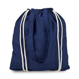 תיק שרוך כותנה עם ידיות - תיק שרוך משולב תיק צד