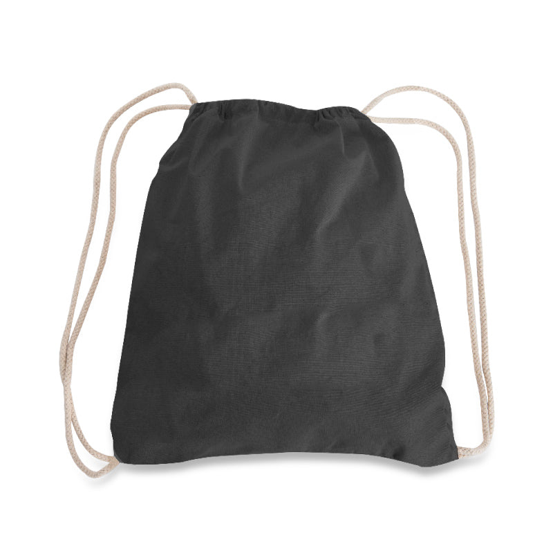 תיק שרוך כותנה שחור