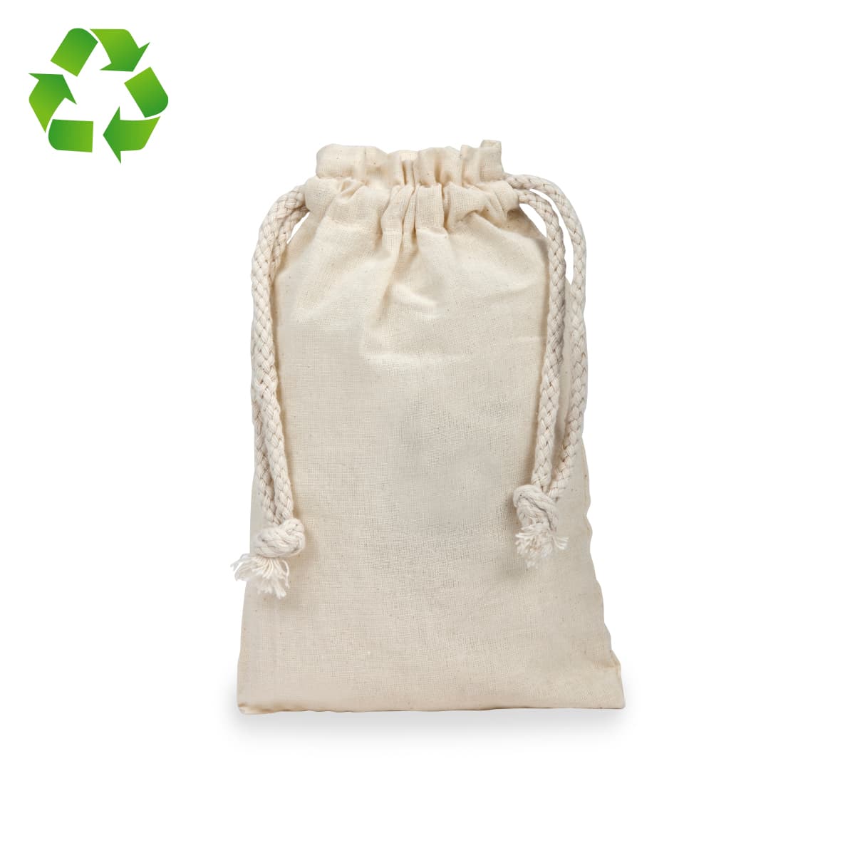 שקית כותנה עם סגירת שרוך