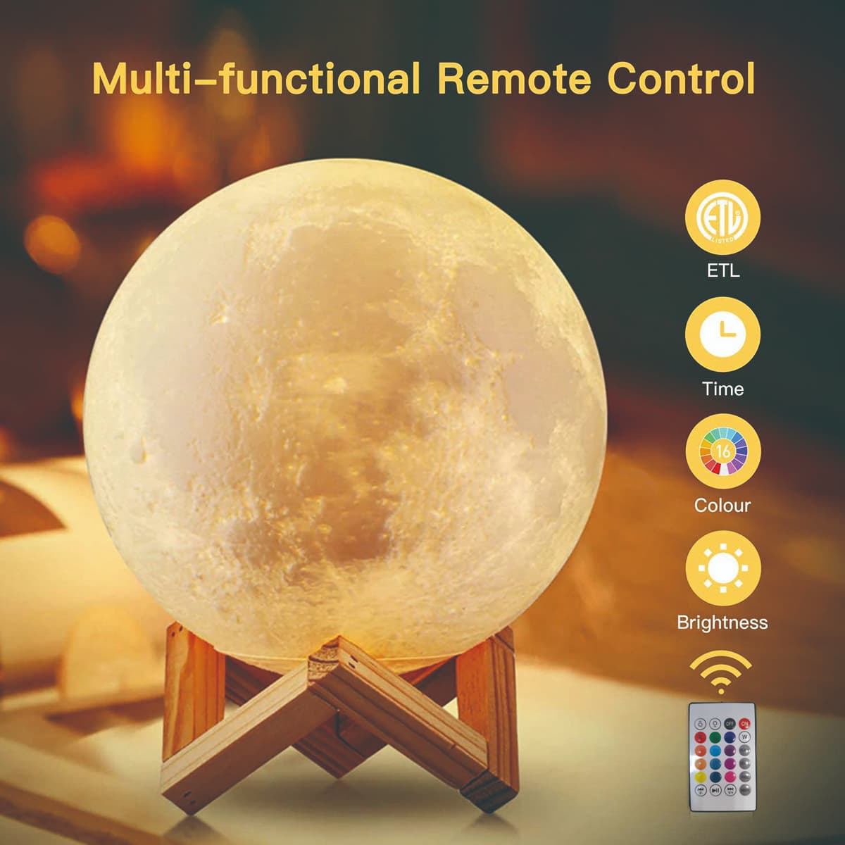 מנורת אווירה עם רמקול